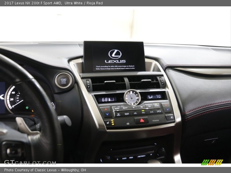 Ultra White / Rioja Red 2017 Lexus NX 200t F Sport AWD