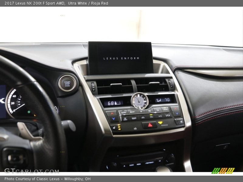 Ultra White / Rioja Red 2017 Lexus NX 200t F Sport AWD