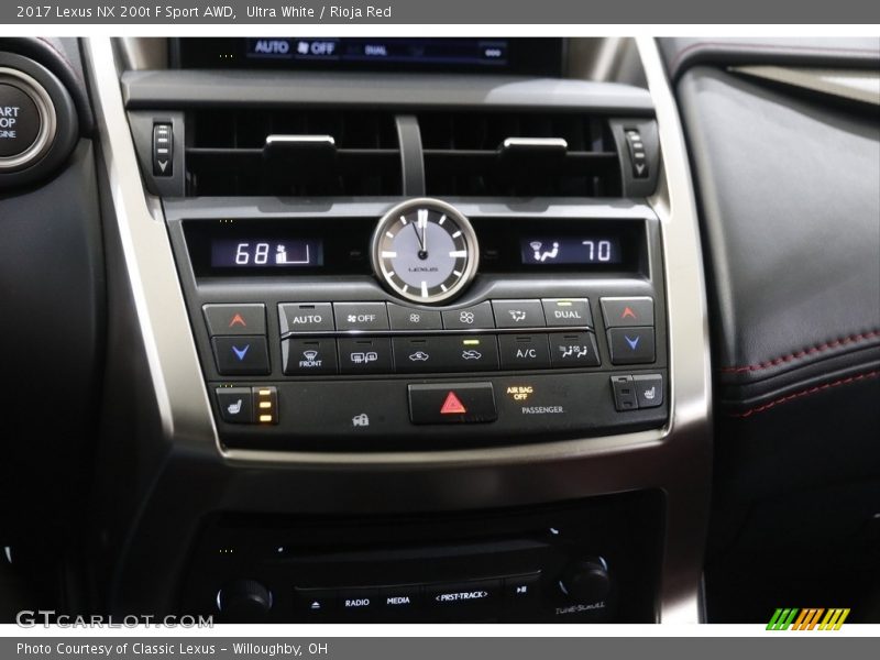 Ultra White / Rioja Red 2017 Lexus NX 200t F Sport AWD