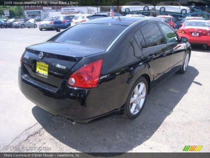 Onyx Black / Black 2006 Nissan Maxima 3.5 SE