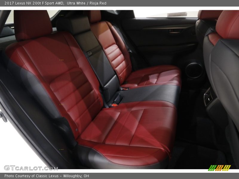 Ultra White / Rioja Red 2017 Lexus NX 200t F Sport AWD