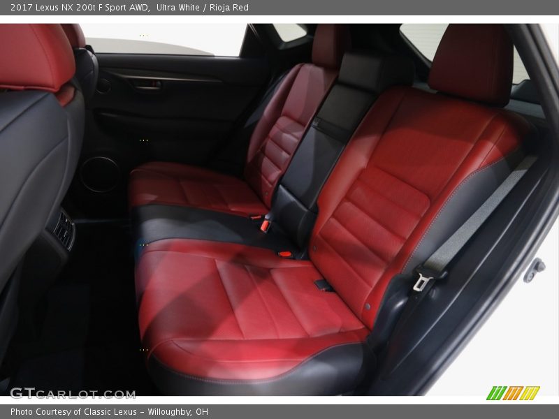 Ultra White / Rioja Red 2017 Lexus NX 200t F Sport AWD
