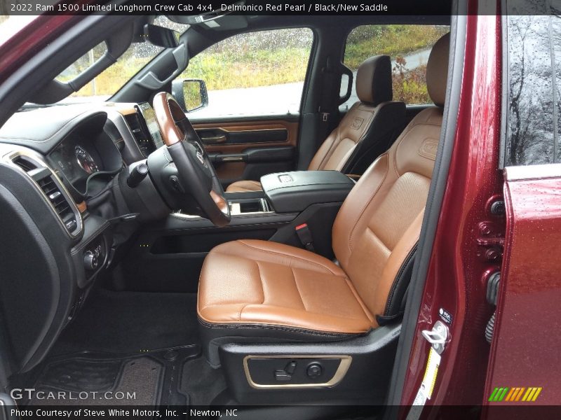  2022 1500 Limited Longhorn Crew Cab 4x4 Black/New Saddle Interior