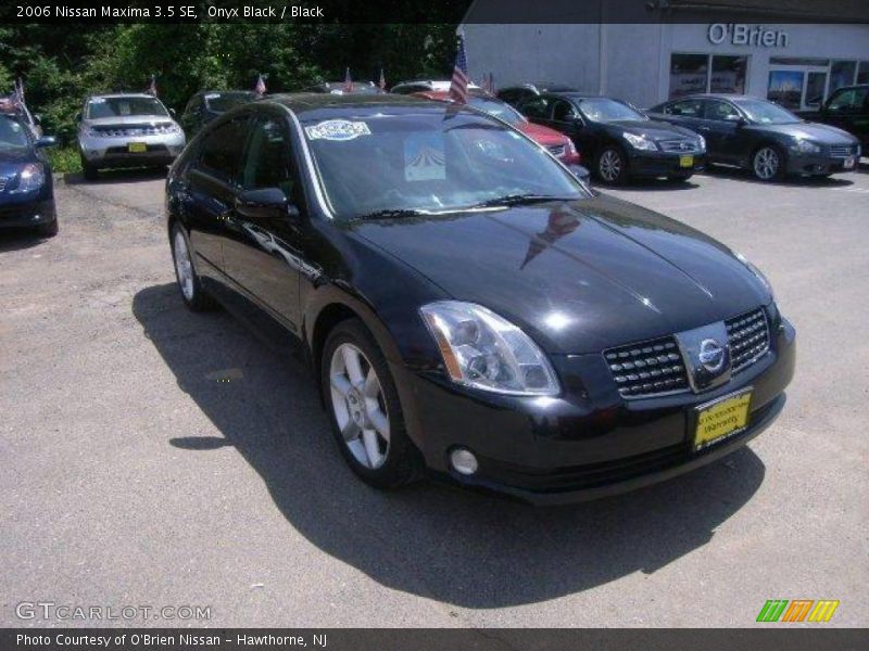 Onyx Black / Black 2006 Nissan Maxima 3.5 SE