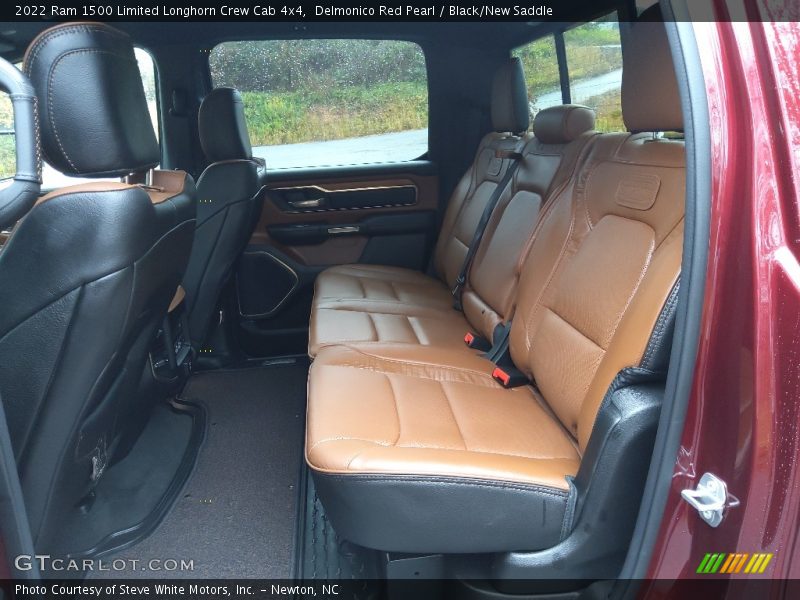 Rear Seat of 2022 1500 Limited Longhorn Crew Cab 4x4