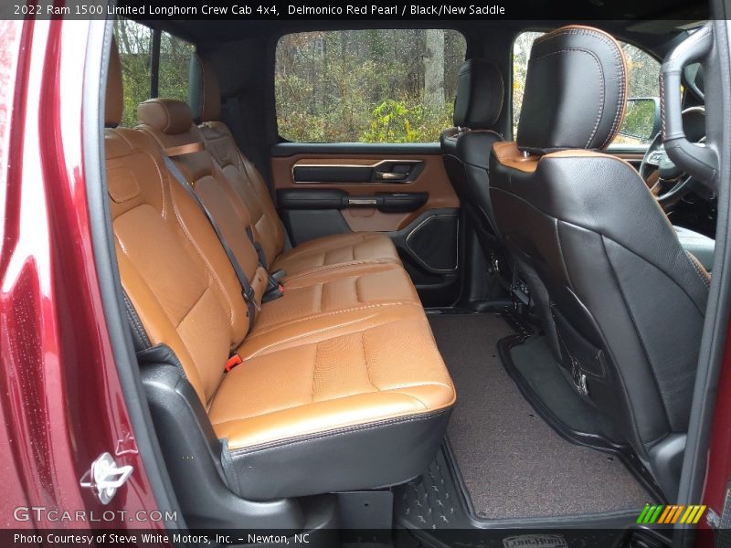 Rear Seat of 2022 1500 Limited Longhorn Crew Cab 4x4