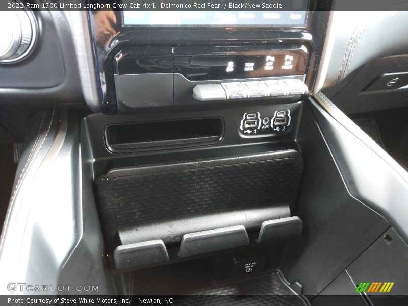 Delmonico Red Pearl / Black/New Saddle 2022 Ram 1500 Limited Longhorn Crew Cab 4x4