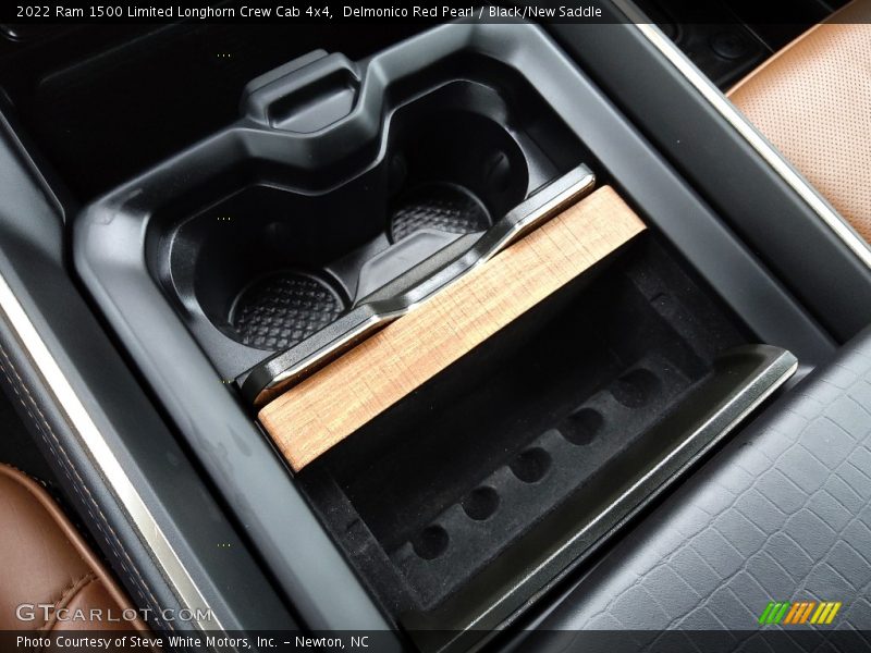 Delmonico Red Pearl / Black/New Saddle 2022 Ram 1500 Limited Longhorn Crew Cab 4x4