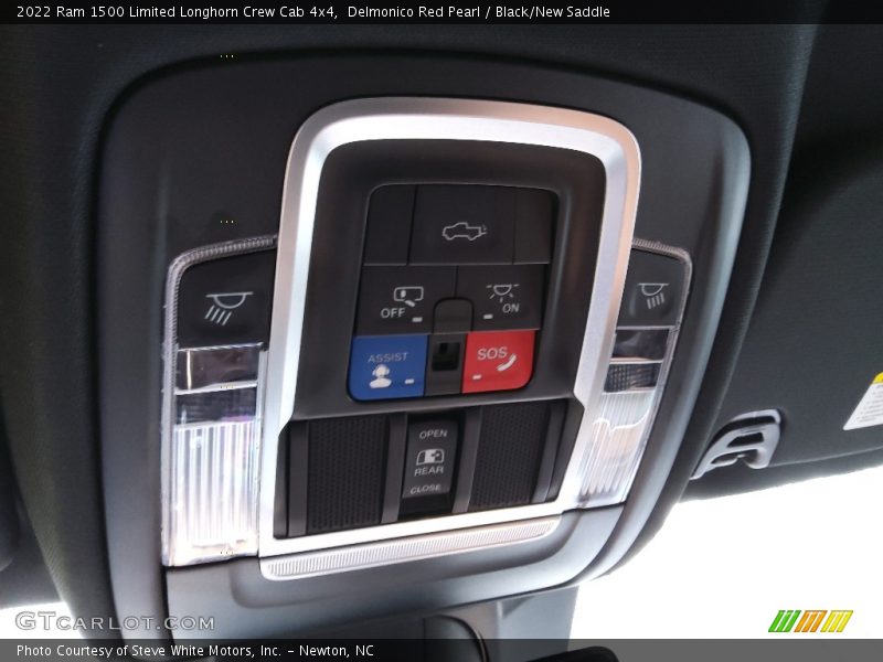 Delmonico Red Pearl / Black/New Saddle 2022 Ram 1500 Limited Longhorn Crew Cab 4x4