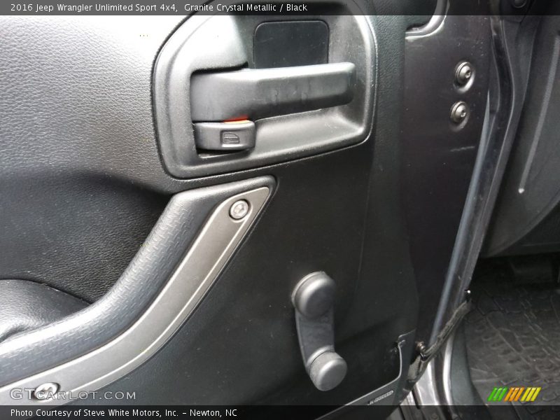 Granite Crystal Metallic / Black 2016 Jeep Wrangler Unlimited Sport 4x4
