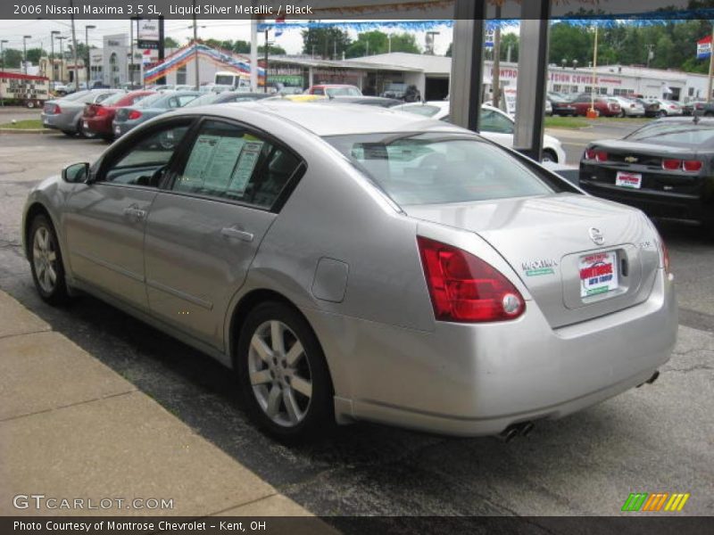 Liquid Silver Metallic / Black 2006 Nissan Maxima 3.5 SL