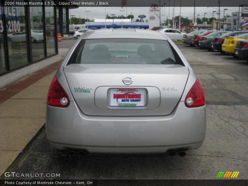 Liquid Silver Metallic / Black 2006 Nissan Maxima 3.5 SL