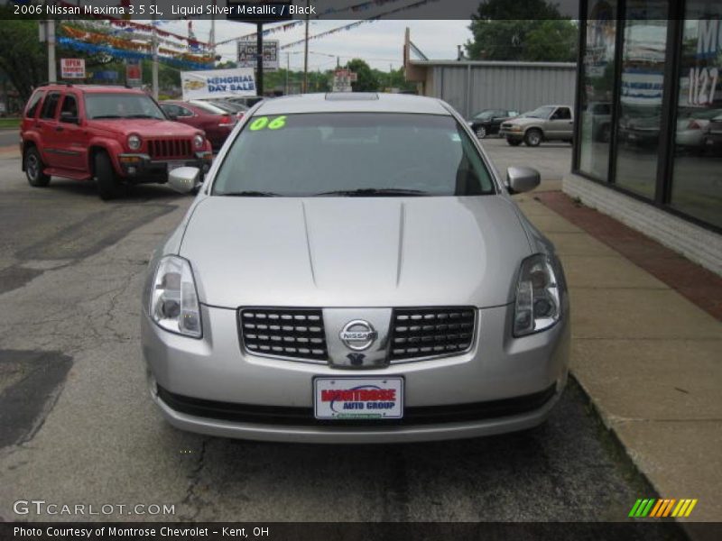 Liquid Silver Metallic / Black 2006 Nissan Maxima 3.5 SL