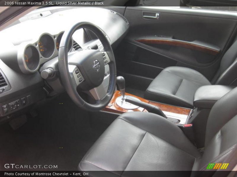 Liquid Silver Metallic / Black 2006 Nissan Maxima 3.5 SL