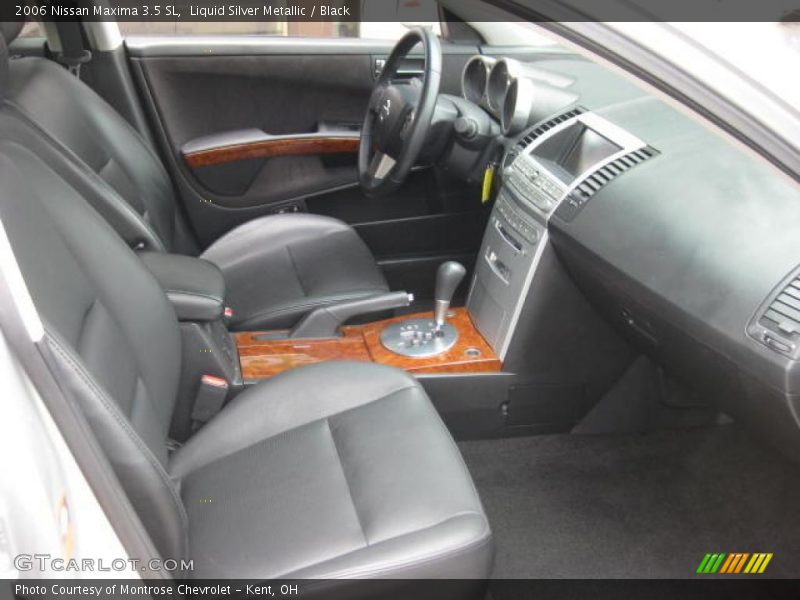Liquid Silver Metallic / Black 2006 Nissan Maxima 3.5 SL