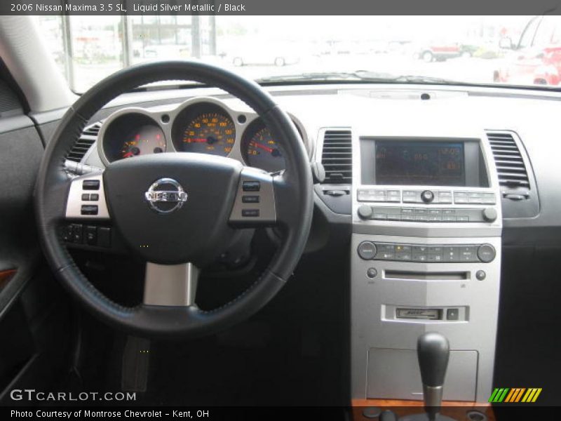 Liquid Silver Metallic / Black 2006 Nissan Maxima 3.5 SL