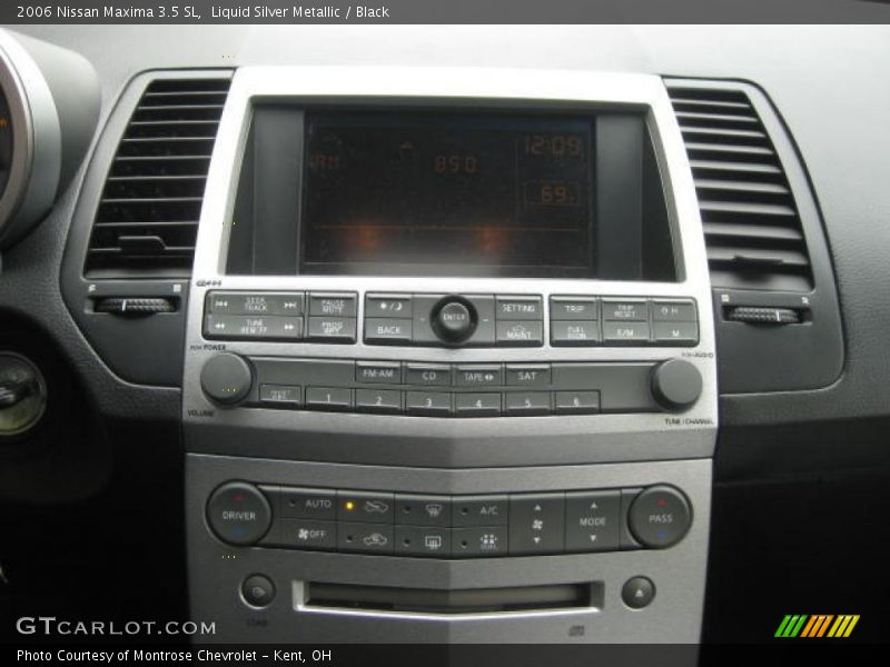 Liquid Silver Metallic / Black 2006 Nissan Maxima 3.5 SL