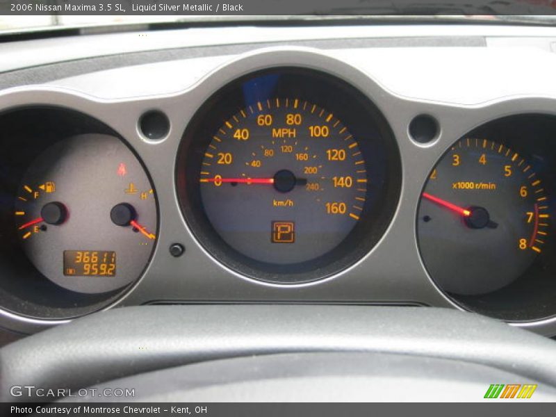 Liquid Silver Metallic / Black 2006 Nissan Maxima 3.5 SL