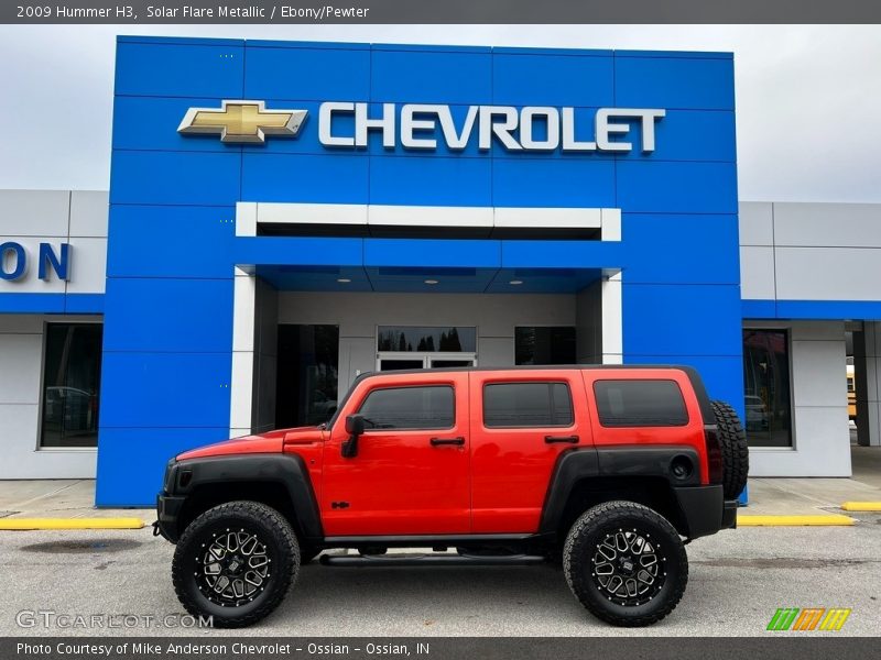 Solar Flare Metallic / Ebony/Pewter 2009 Hummer H3