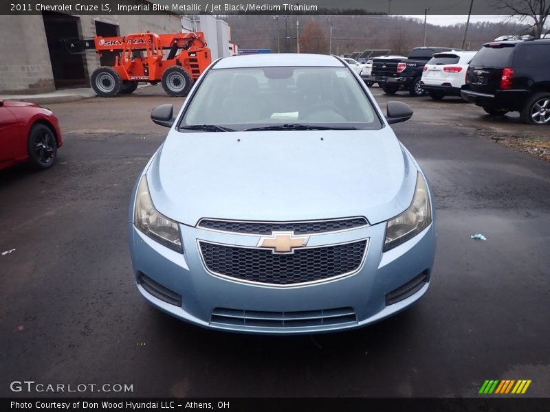 Imperial Blue Metallic / Jet Black/Medium Titanium 2011 Chevrolet Cruze LS