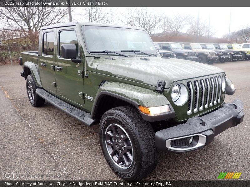 Sarge Green / Black 2023 Jeep Gladiator Overland 4x4