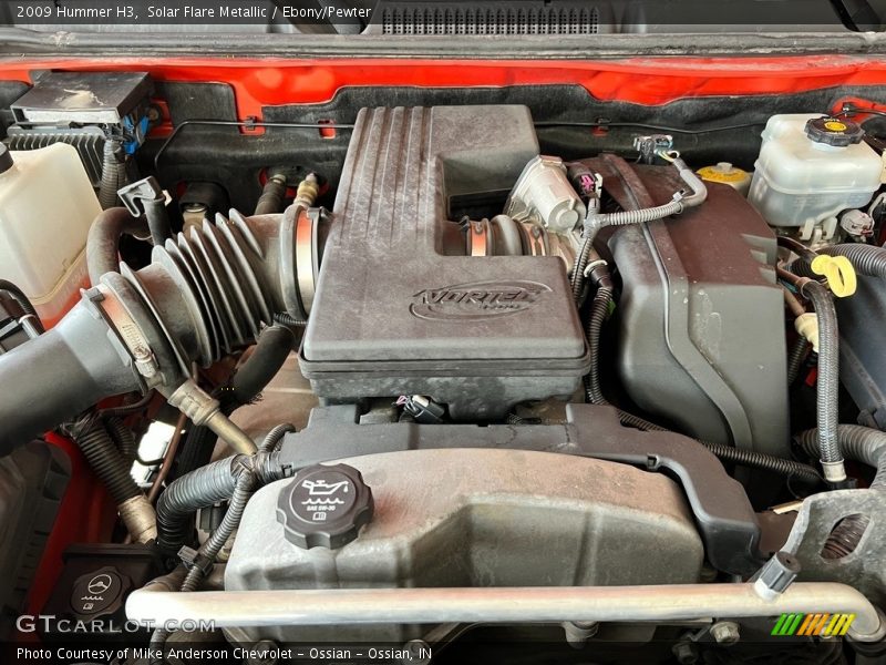 Solar Flare Metallic / Ebony/Pewter 2009 Hummer H3