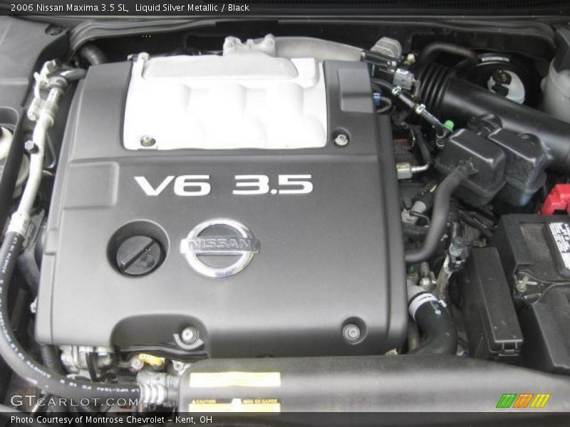 Liquid Silver Metallic / Black 2006 Nissan Maxima 3.5 SL