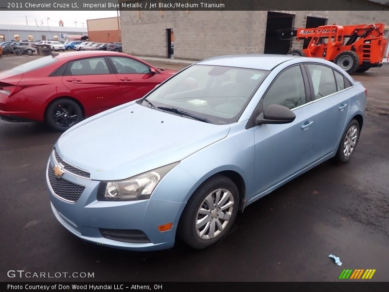 Imperial Blue Metallic / Jet Black/Medium Titanium 2011 Chevrolet Cruze LS
