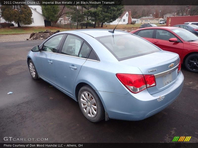 Imperial Blue Metallic / Jet Black/Medium Titanium 2011 Chevrolet Cruze LS