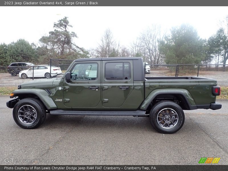 Sarge Green / Black 2023 Jeep Gladiator Overland 4x4