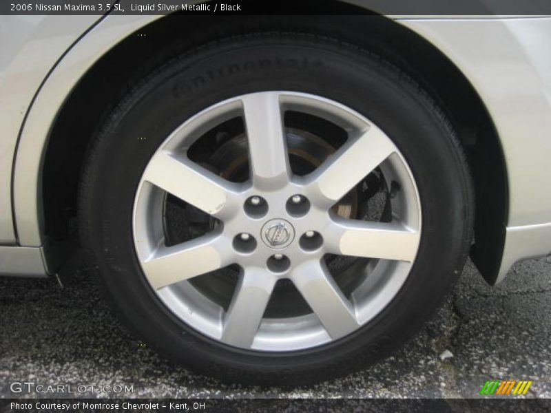 Liquid Silver Metallic / Black 2006 Nissan Maxima 3.5 SL