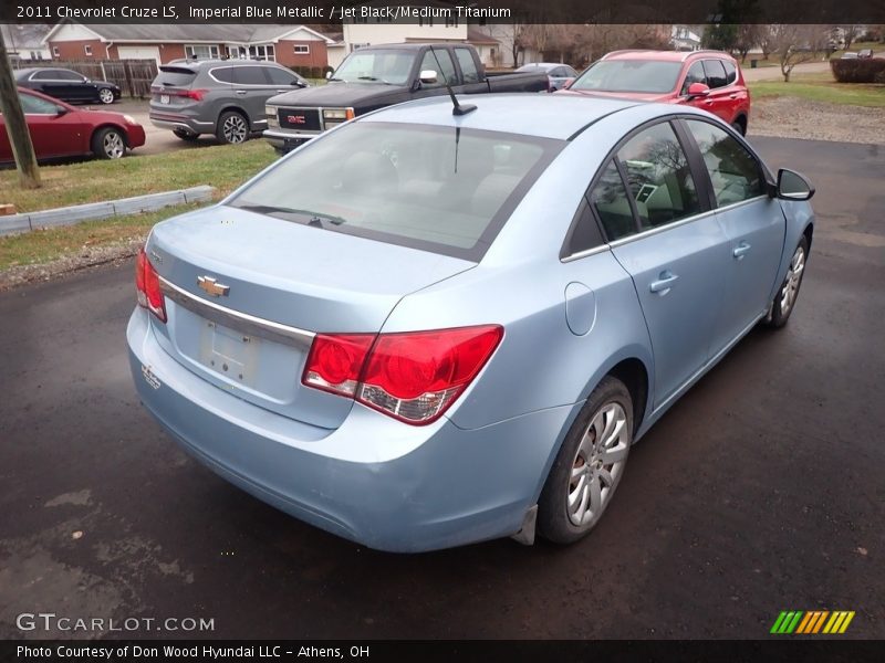 Imperial Blue Metallic / Jet Black/Medium Titanium 2011 Chevrolet Cruze LS