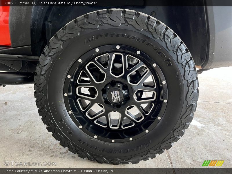 Solar Flare Metallic / Ebony/Pewter 2009 Hummer H3