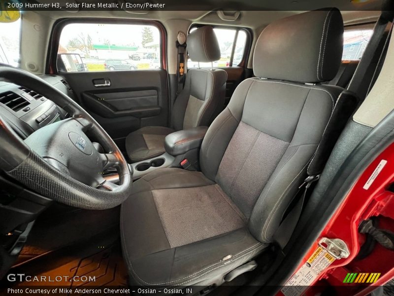 Solar Flare Metallic / Ebony/Pewter 2009 Hummer H3