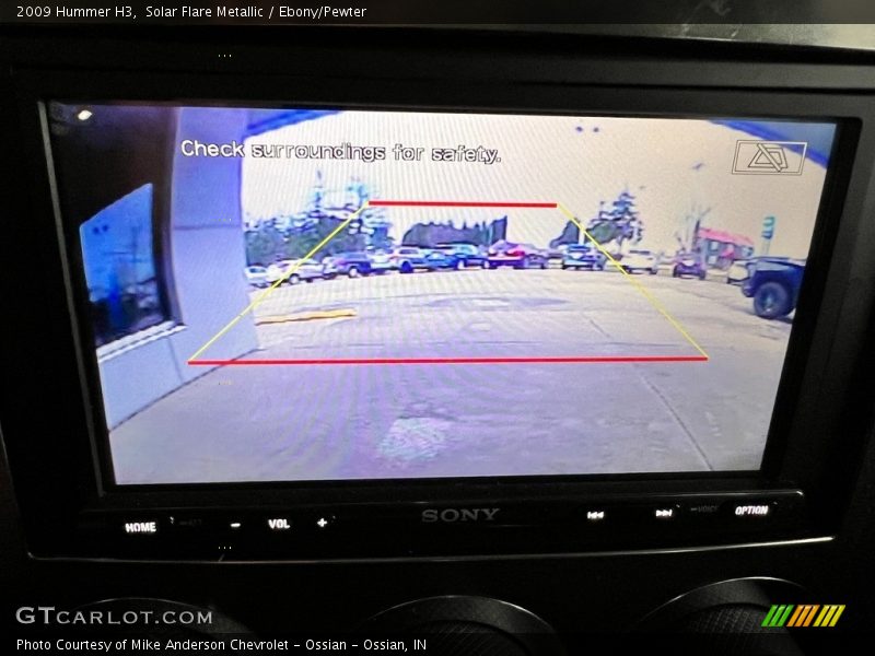 Solar Flare Metallic / Ebony/Pewter 2009 Hummer H3