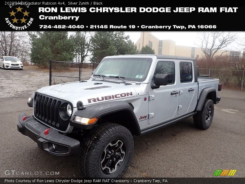Silver Zynith / Black 2023 Jeep Gladiator Rubicon 4x4