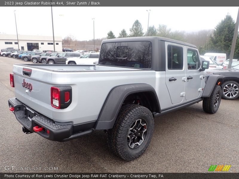 Silver Zynith / Black 2023 Jeep Gladiator Rubicon 4x4