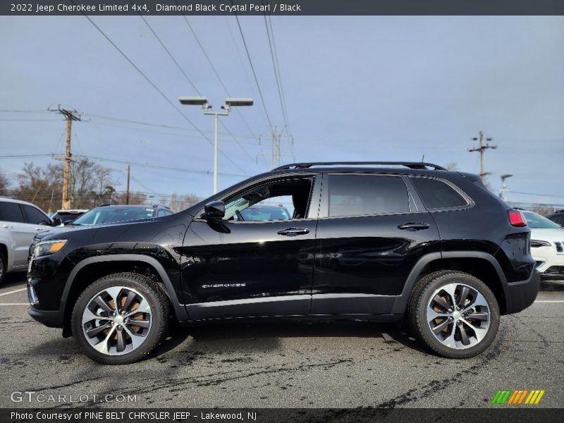  2022 Cherokee Limited 4x4 Diamond Black Crystal Pearl