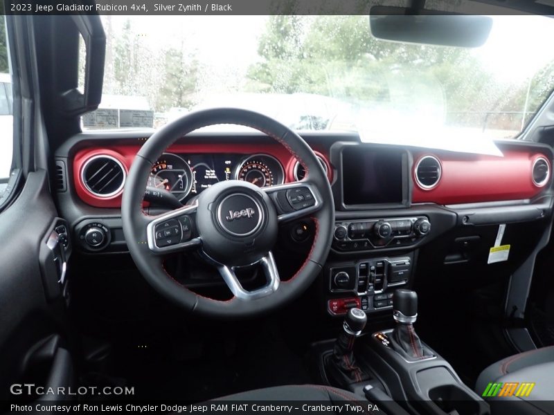 Silver Zynith / Black 2023 Jeep Gladiator Rubicon 4x4