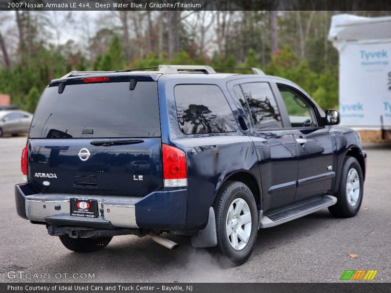 Deep Water Blue / Graphite/Titanium 2007 Nissan Armada LE 4x4