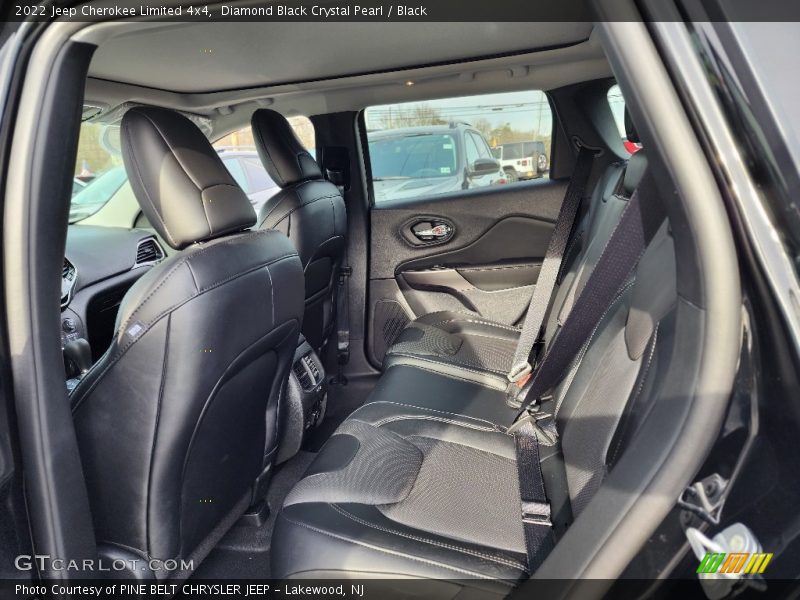 Diamond Black Crystal Pearl / Black 2022 Jeep Cherokee Limited 4x4