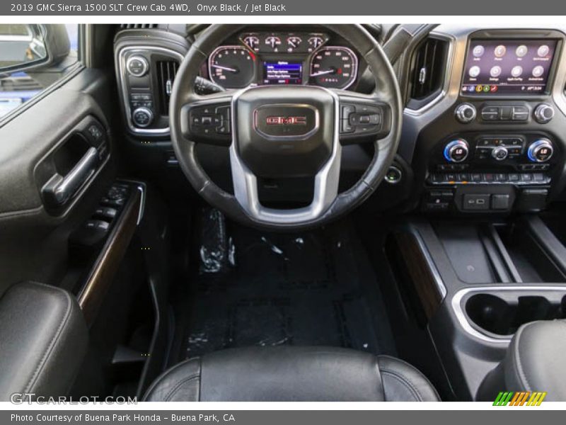 Onyx Black / Jet Black 2019 GMC Sierra 1500 SLT Crew Cab 4WD