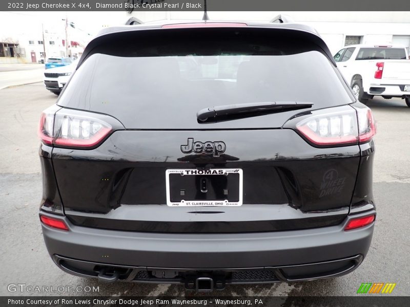 Diamond Black Crystal Pearl / Black 2022 Jeep Cherokee X 4x4