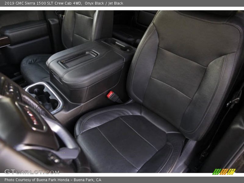 Front Seat of 2019 Sierra 1500 SLT Crew Cab 4WD