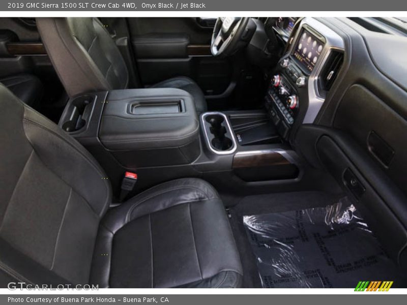 Front Seat of 2019 Sierra 1500 SLT Crew Cab 4WD