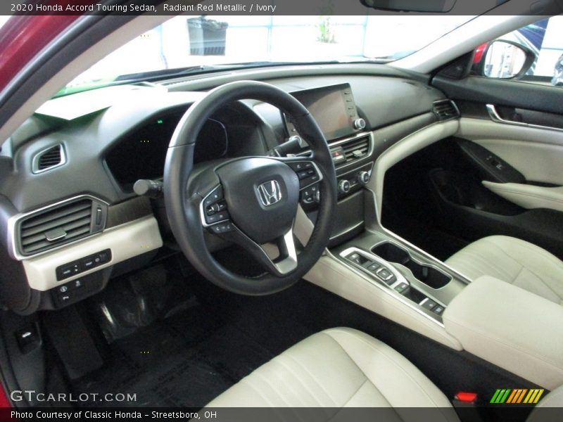Radiant Red Metallic / Ivory 2020 Honda Accord Touring Sedan