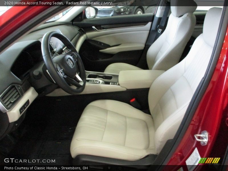 Radiant Red Metallic / Ivory 2020 Honda Accord Touring Sedan