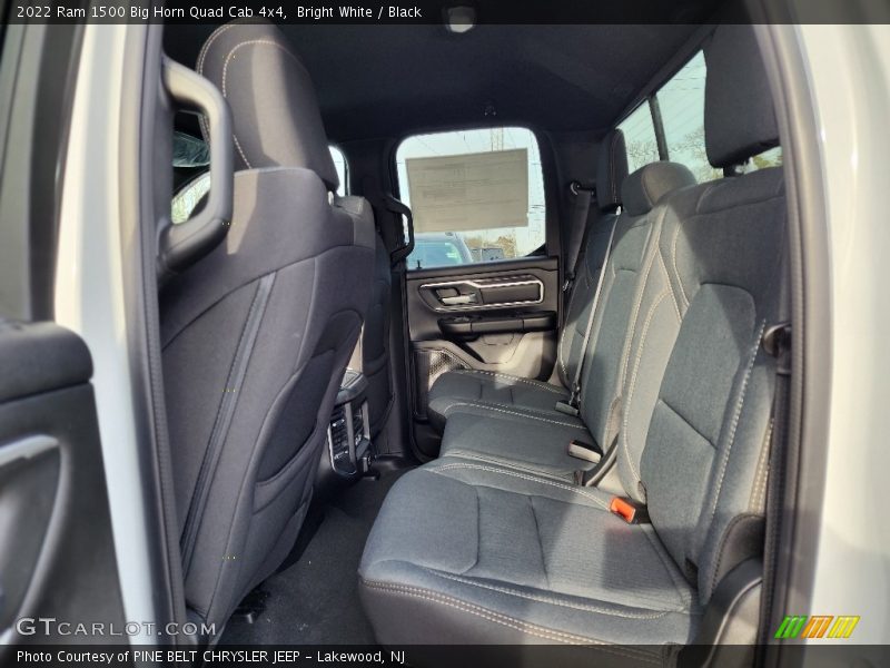 Rear Seat of 2022 1500 Big Horn Quad Cab 4x4