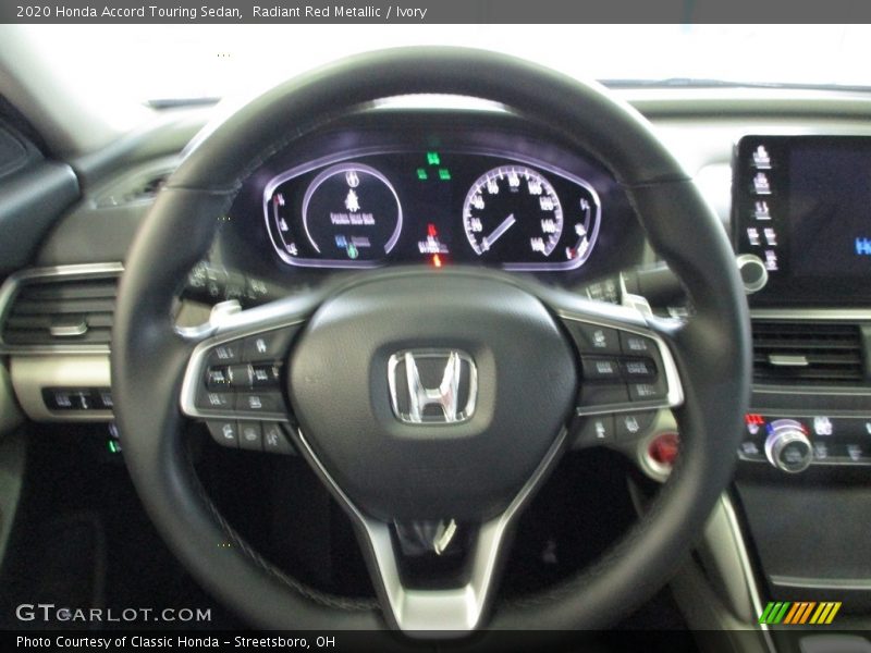 Radiant Red Metallic / Ivory 2020 Honda Accord Touring Sedan
