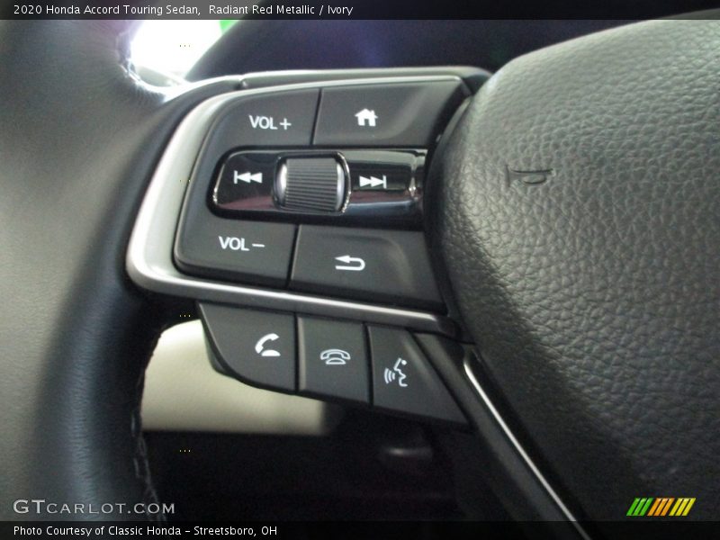 Radiant Red Metallic / Ivory 2020 Honda Accord Touring Sedan